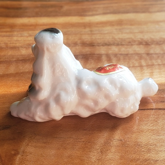 VINTAGE POODLE BONE CHINA COLLECTABLE - Picture 3 of 4